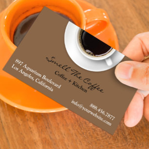 Cartão de visita de café