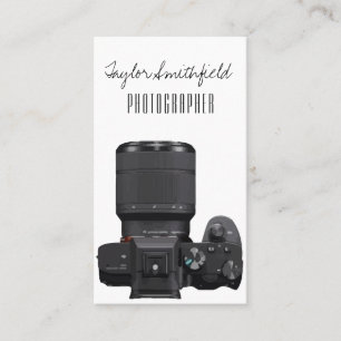 Cartão de visita de câmara