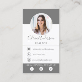 Cartão de visita de carvão de fotografia profissio