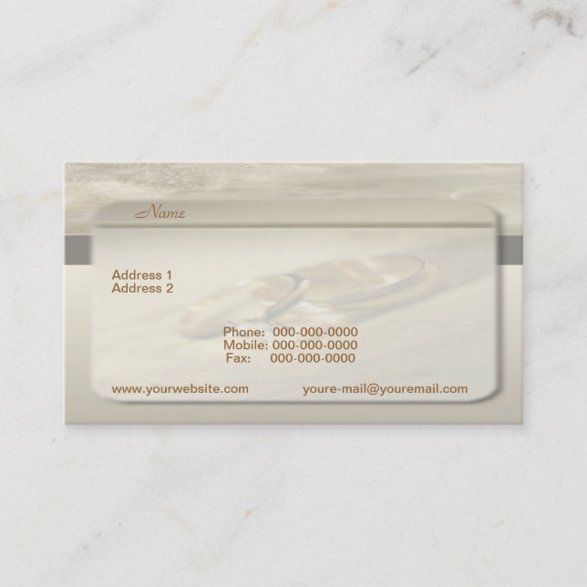 Cartão de visita de Casamento (Frente)