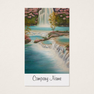 Cartão de visita de cascata