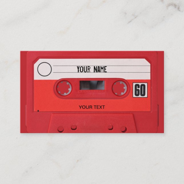 Cartão de visita de Cassete (Frente)
