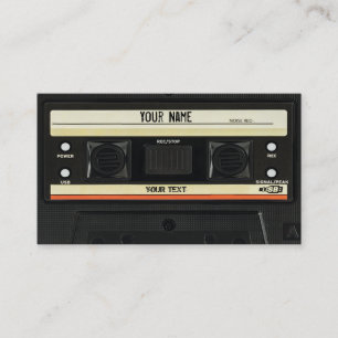 Cartão de visita de cassete