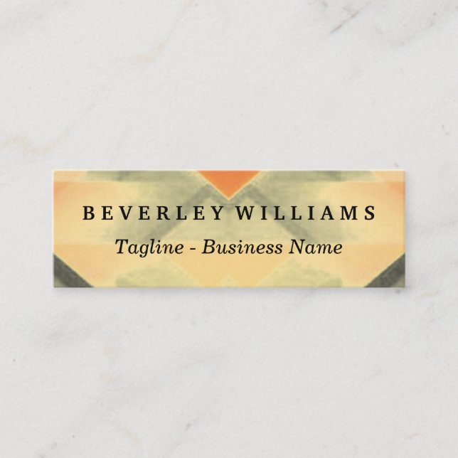 Cartão de visita de Chamada Moderna Profissional (Frente)