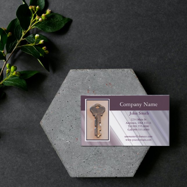 Cartão de visita de Chave de Aço (Criador carregado)