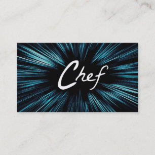 Cartão de visita de Chef de Estrelado