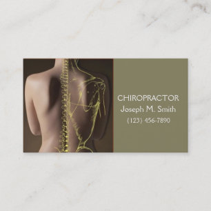 Cartão de visita de Chiropractor & Saúde