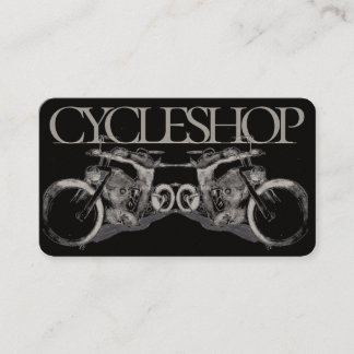 Cartão de visita de ciclo