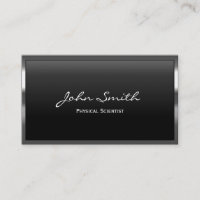 Cartão de visita de Cientista Físico de Borda Metá