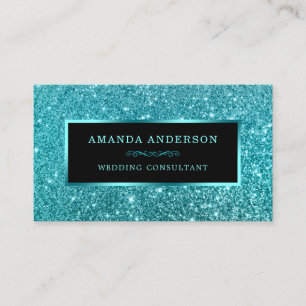 Cartão de visita de cintilação brilhante de Na mod