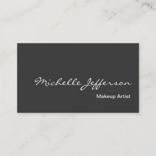 Cartão de visita de Cinza de Leitura de Script de