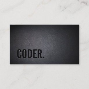 Cartão de visita de Codificador de Saída Negra P
