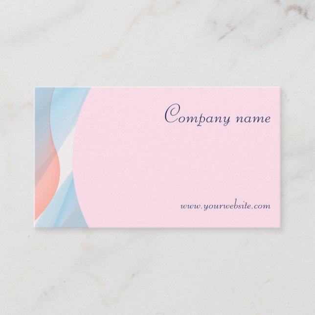 Cartão de visita de código QR abstrato minimalista (Frente)