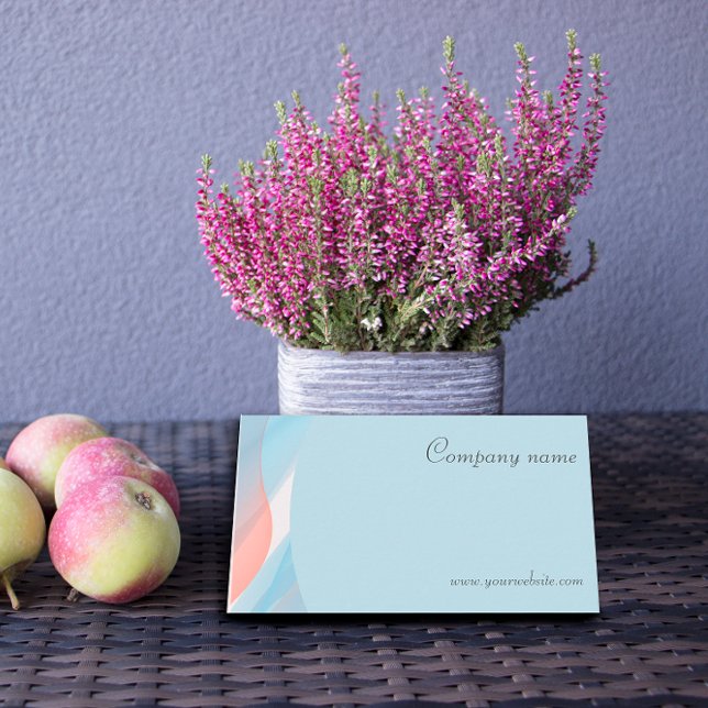 Cartão de visita de código QR abstrato minimalista (Criador carregado)