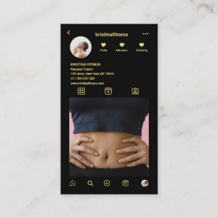 Cartão de visita de Código QR da Grade de Fotograf