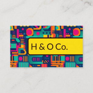 Cartão de visita de Código QR da Tecnologia da Web