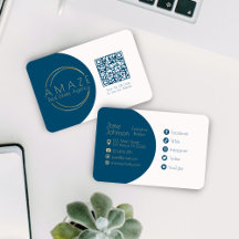 Cartão de visita de Código QR do Agente Imobiliári