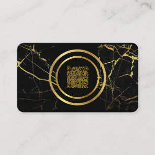 cartão de visita de código qr do designer gráfico