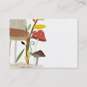 Cartão de visita de cogumelos