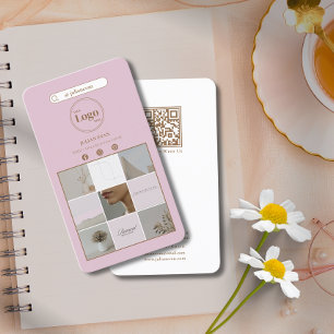 Cartão de visita de Colagem de Fotos do Instagram