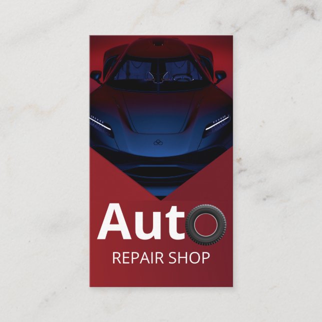 Cartão de visita de Compro de reparo automático pr (Frente)