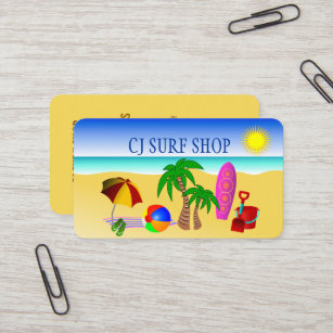 Cartão de visita de Compro de surf