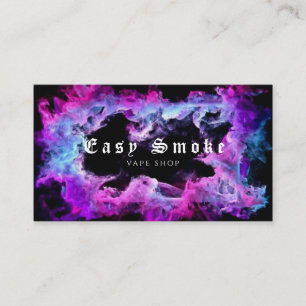Cartão de visita de Compro de Vape Roxo