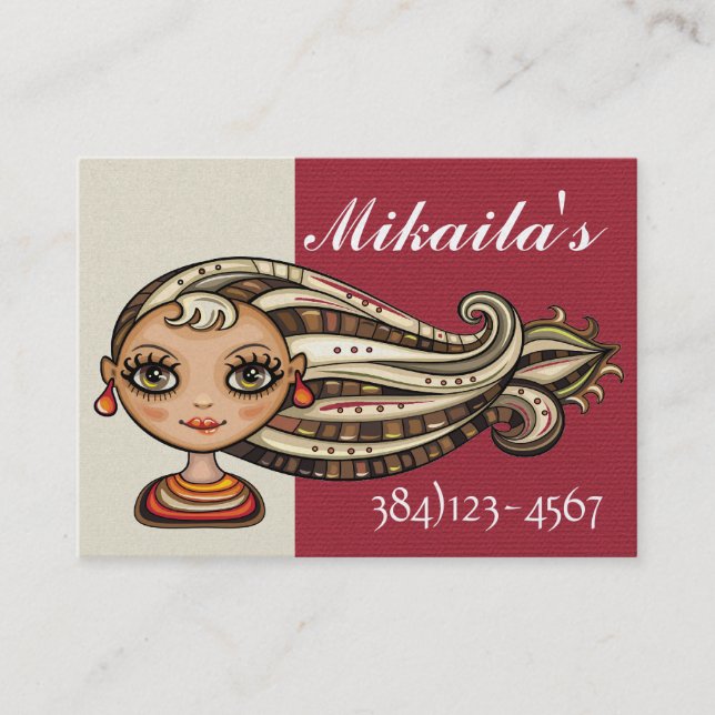 Cartão de visita de Compromisso Diva da Sociedade (Frente)