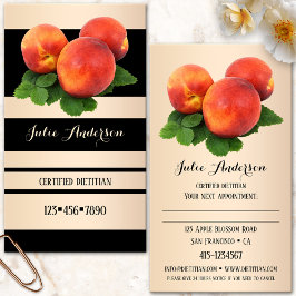 Cartão de visita de Compromisso Nutricionista Diet