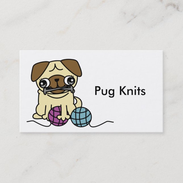 Cartão de visita de confecção de malhas da malha (Frente)