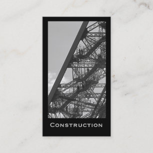 Cartão de visita de construção