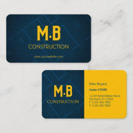 Cartão de visita de Construção/Contratante