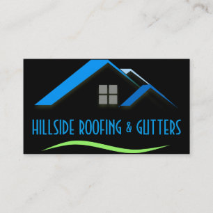 Cartão de visita de Construção de Telhados para Ja
