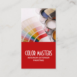 Cartão de visita de Construção do Pintor de Pintur