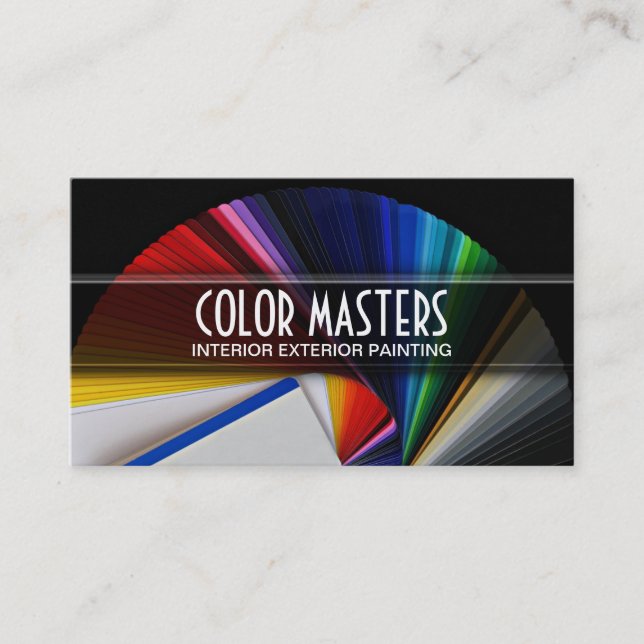 Cartão de visita de Construção do Pintor de Pintur (Frente)