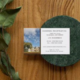 Cartão de visita de Construção Doméstica