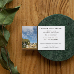 Cartão de visita de Construção Doméstica