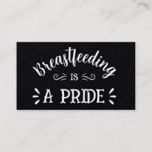 Cartão de visita de consultor de lactação Premium