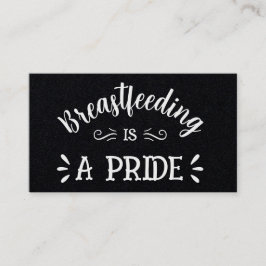 Cartão de visita de consultor de lactação Premium