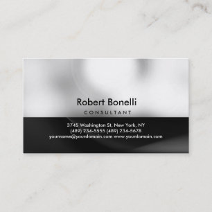 Cartão de visita de consultor moderno simples