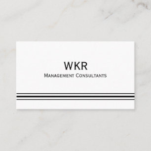 Cartão de visita de consultores