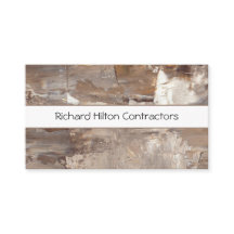 Cartão de visita de Contratante Texturizado Contem