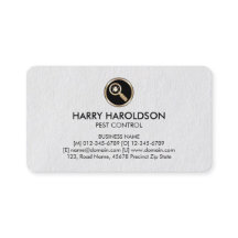 Cartão de visita de Controle de Coleta Premium do