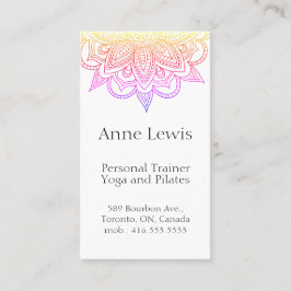 Cartão de visita de cor brilhante, fácil personali