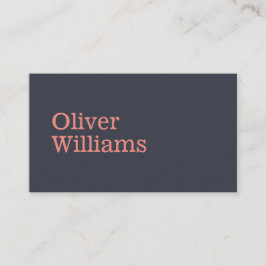 Cartão de visita de Coral Queimado de Inkwell