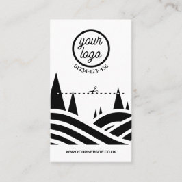 Cartão de visita de Corte de Árvore