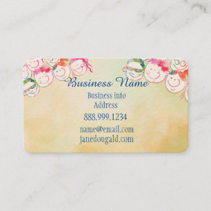 Cartão de visita de Crianças Bonitas Divertidas