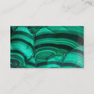 Cartão de visita de Cristal Malachite Verde Profu