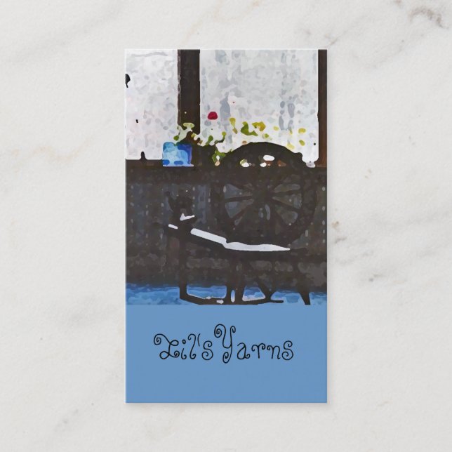 Cartão de visita de Customizeable da roda de giro (Frente)