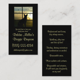 Cartão de visita de Cute Doggie Daycare